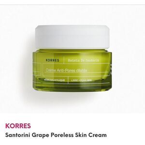 KORRES
Santorini Grape Poreless Skin Cream new with original seal new Ipsy bag